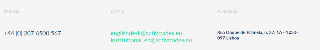 contact activtrades